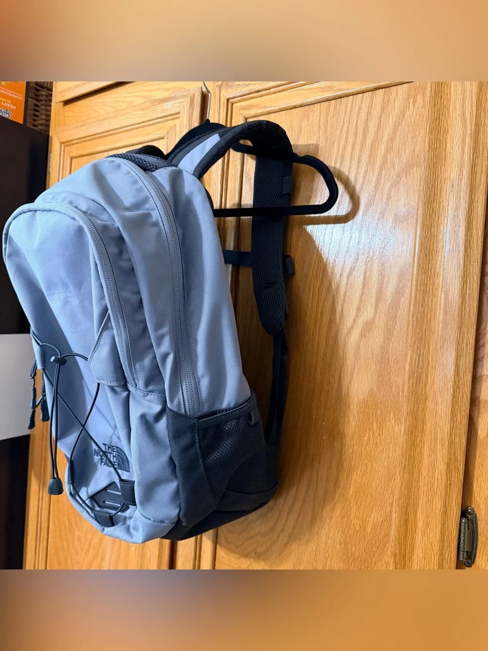 The North Face Groundwork Backpack light gray and black for men